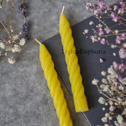 Beeswax Spiral Candle